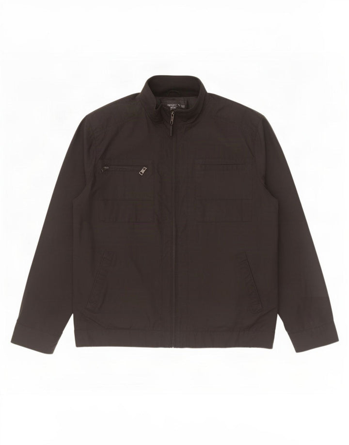 Marks & Spencer Chaqueta utilitaria para hombre UK 38 Mediana Algodón negro
