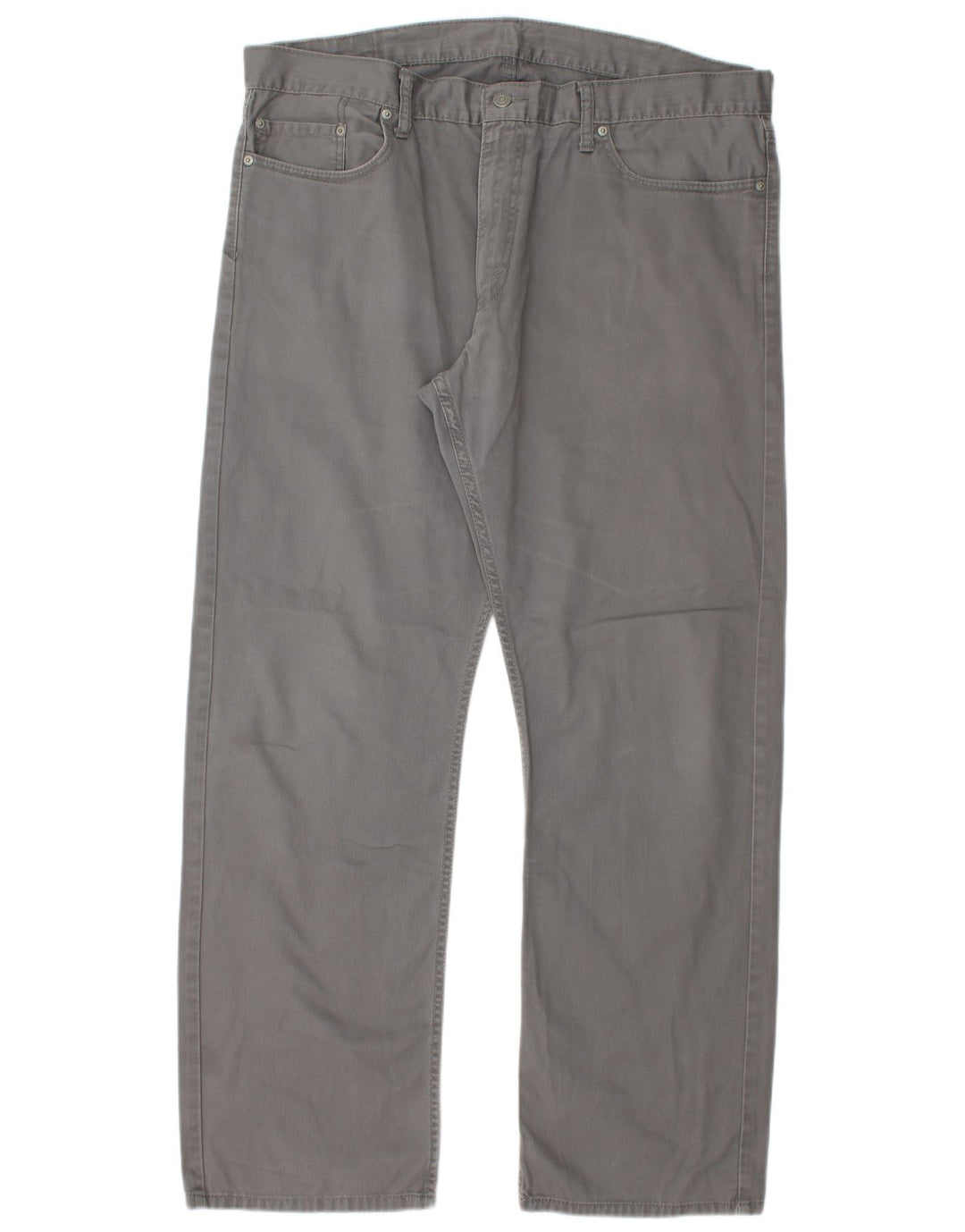 Levi's Mens 514 Pantalones Casuales Rectos W40 L32 Algodón Gris