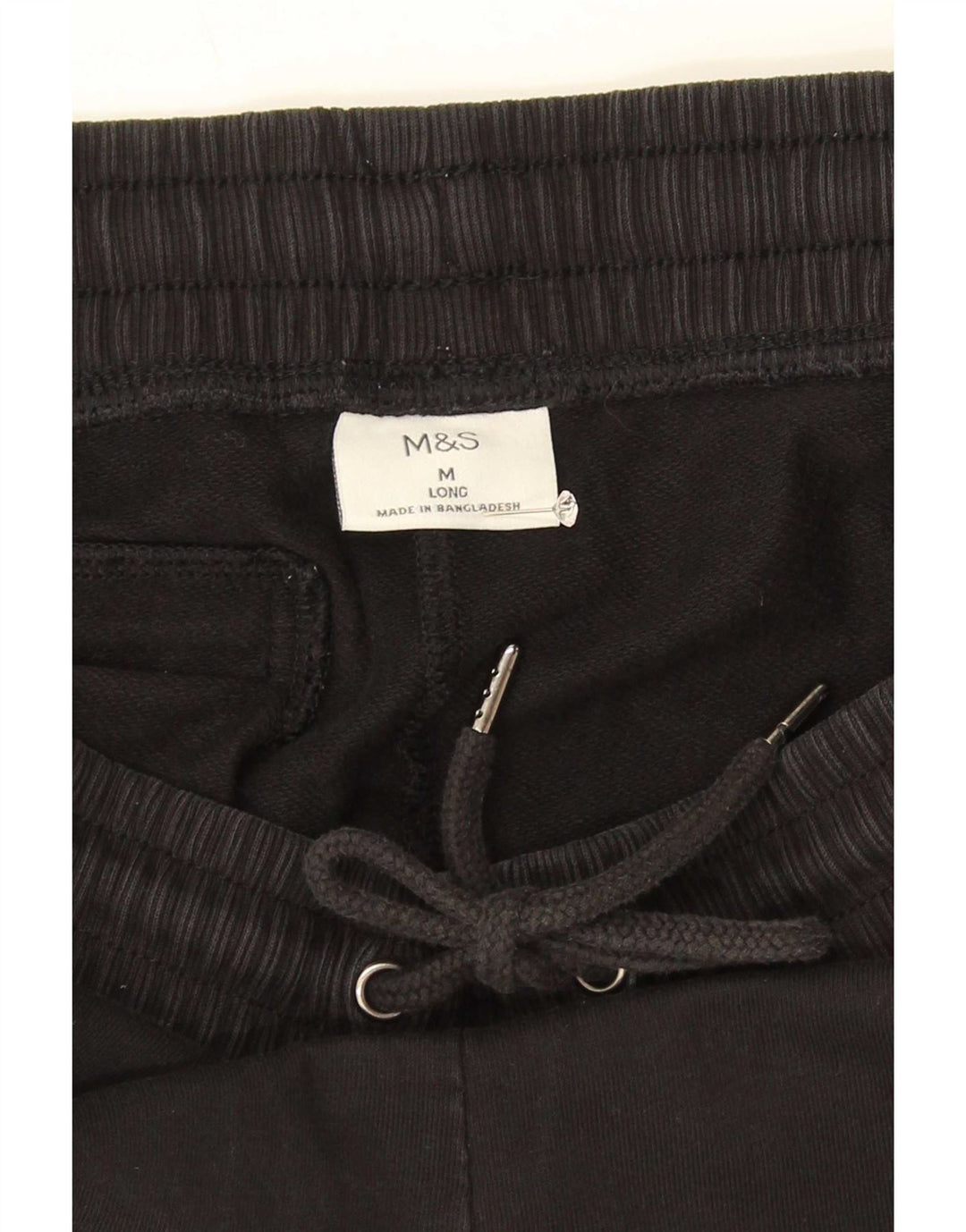 Marks & Spencer Pantalones De Chándal Para Hombre Algodón Negro Mediano
