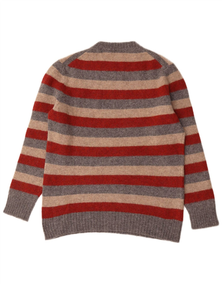 Benetton Jersey De Cuello Redondo Hombre Large Multicolor Rayas