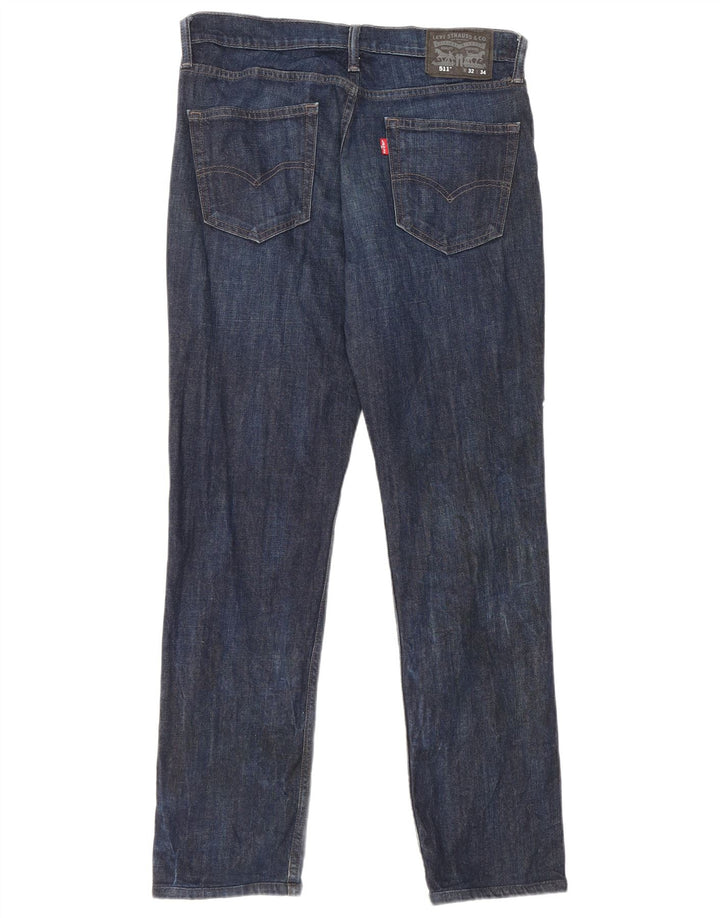 Levi's Hombre 511 Slim Jeans W32 L30 Algodón Azul