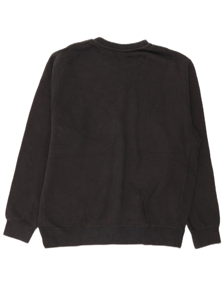 Nike - Sudadera tipo jersey para hombre, talla grande, algodón negro