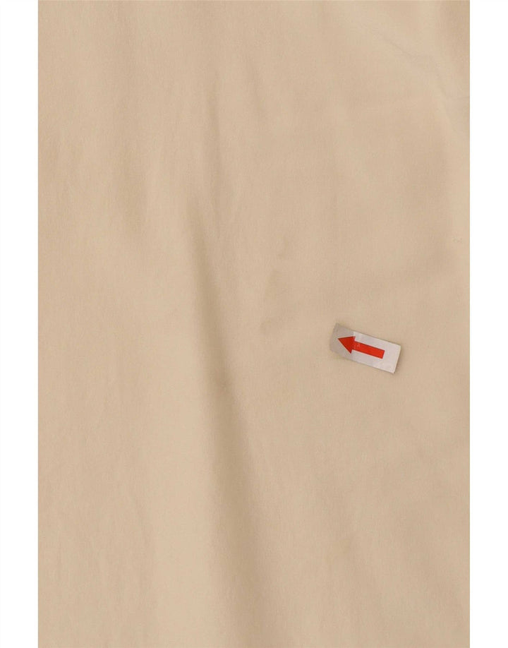 Blusa vintage para mujer Top UK 18 XL Seda Beige
