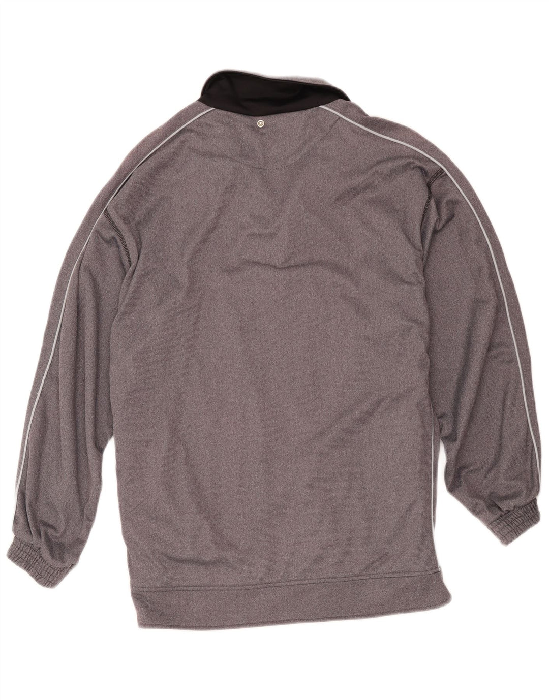 Lotto Hombre Chaqueta De Chándal Con Estampado Gráfico Poliéster Color Block Gris Medio