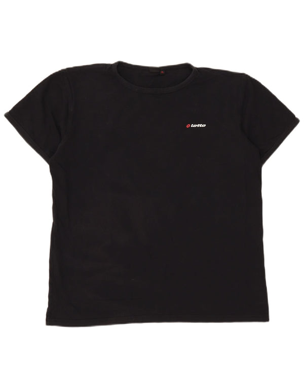Lotto Camiseta Mujer Top UK 40 XL Algodón Negro