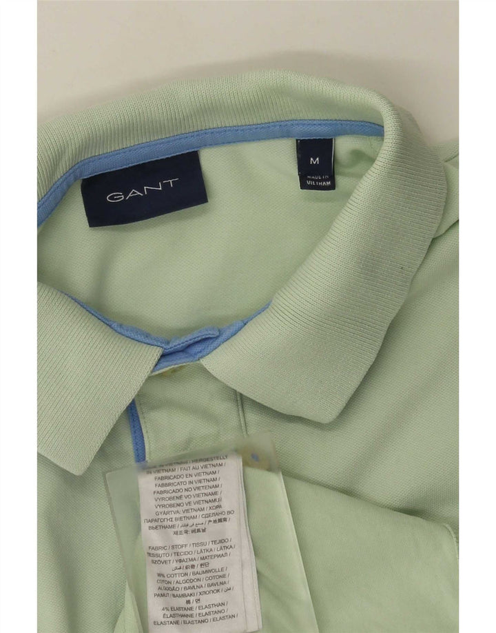 Gant Polo Hombre Verde Medio Algodón