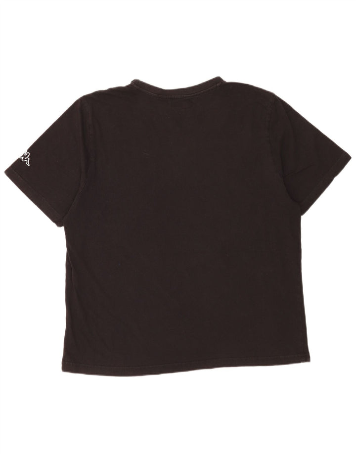 Kappa - Camiseta gráfica para hombre, talla grande, color negro