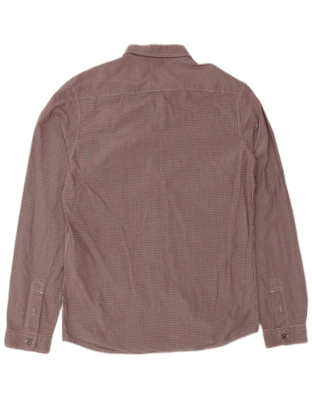 Paul Smith Camisa de corte entallado para hombre de algodón a cuadros rojos pequeños