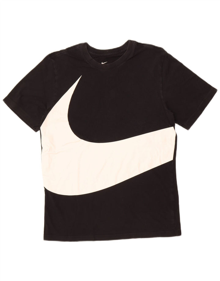 Nike Camiseta gráfica para hombre Top pequeño negro color block