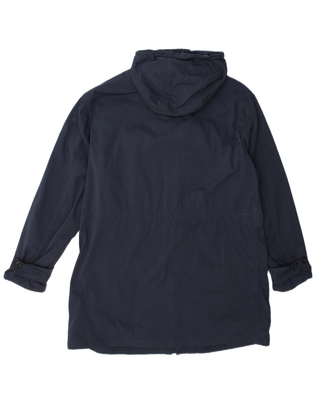 Tommy Hilfiger Chaqueta impermeable con capucha para hombre UK 38 Medium Azul marino Poliamida