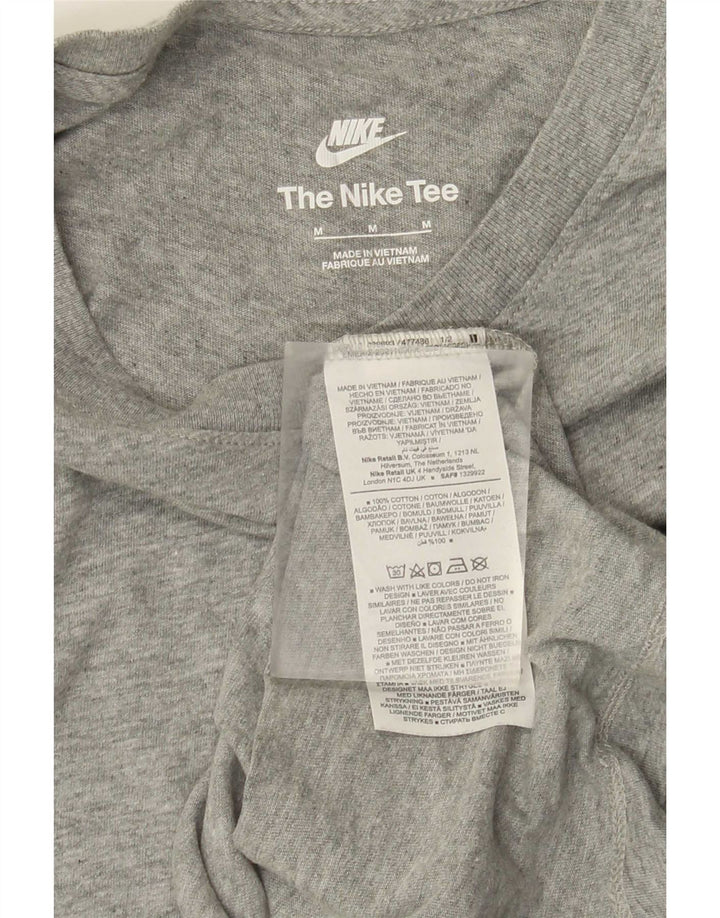 Camiseta NIKE Hombre Top Gris Medio Algodón