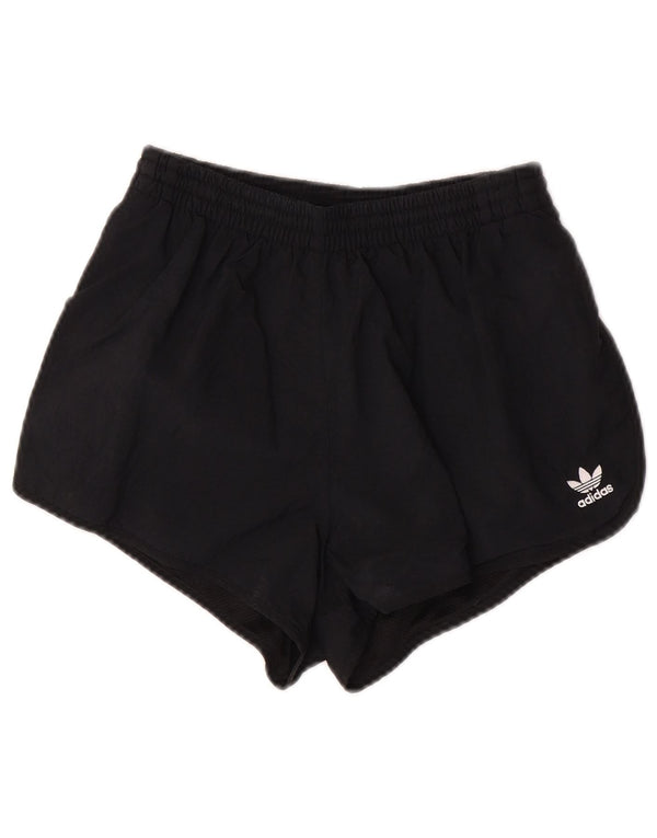 Adidas Pantalones cortos deportivos para mujer UK 8 Small Poliéster negro