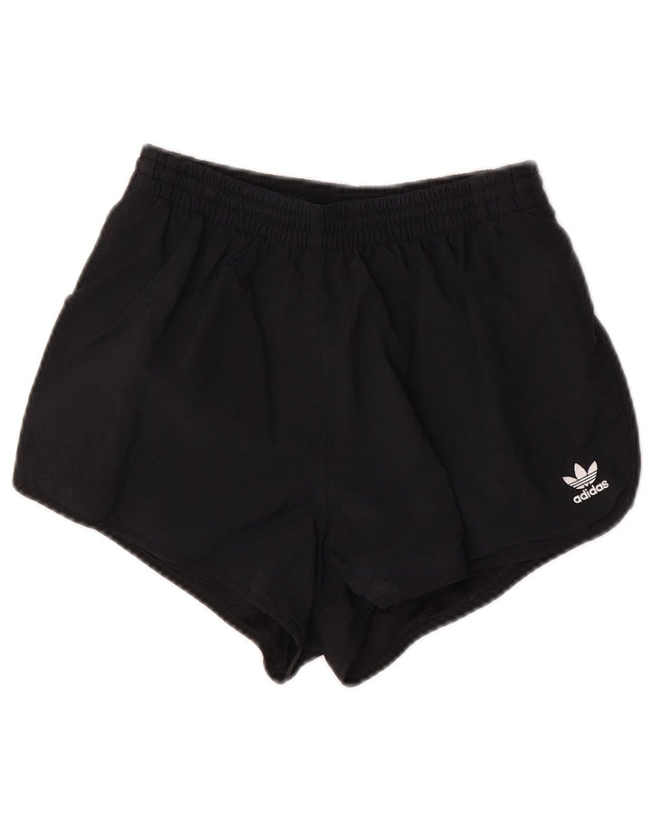 Adidas Pantalones cortos deportivos para mujer UK 8 Small Poliéster negro