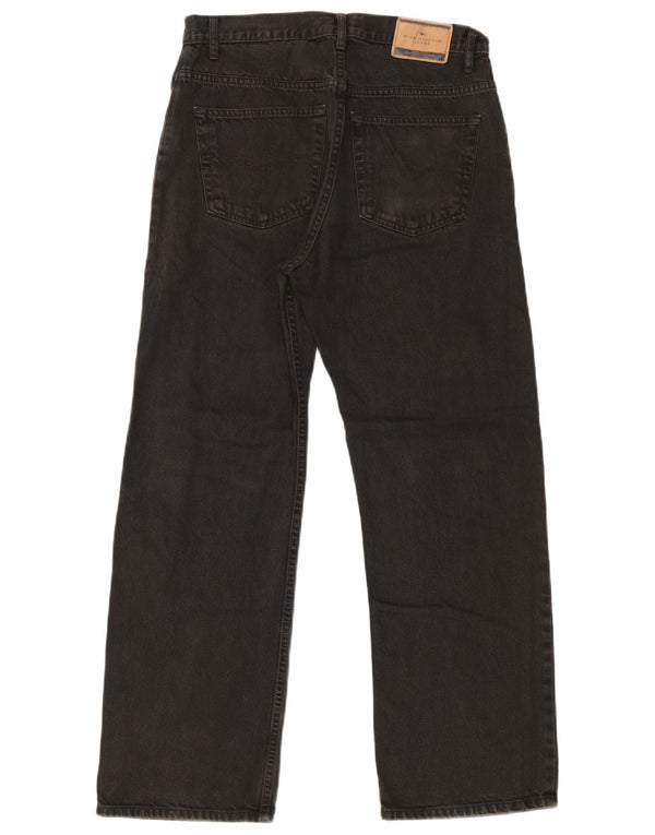Marks & Spencer Vaqueros rectos Blue Harbor para hombre W32 L29 Algodón negro