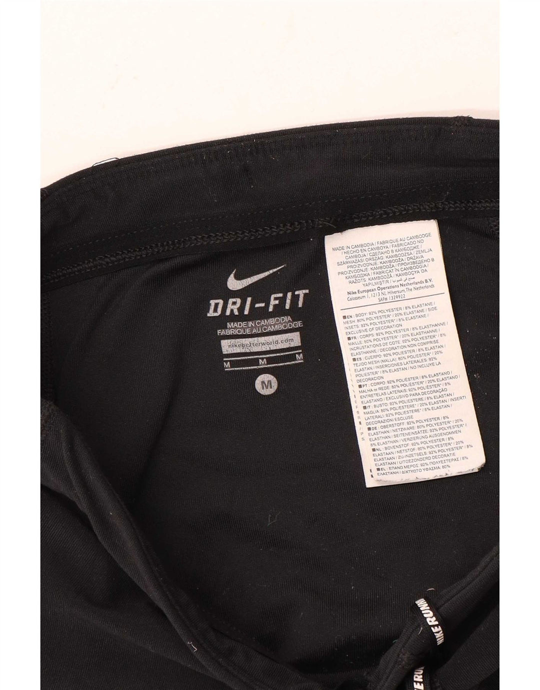 Nike Leggings Dri Fit para mujer UK 44 Mediano Negro Poliéster