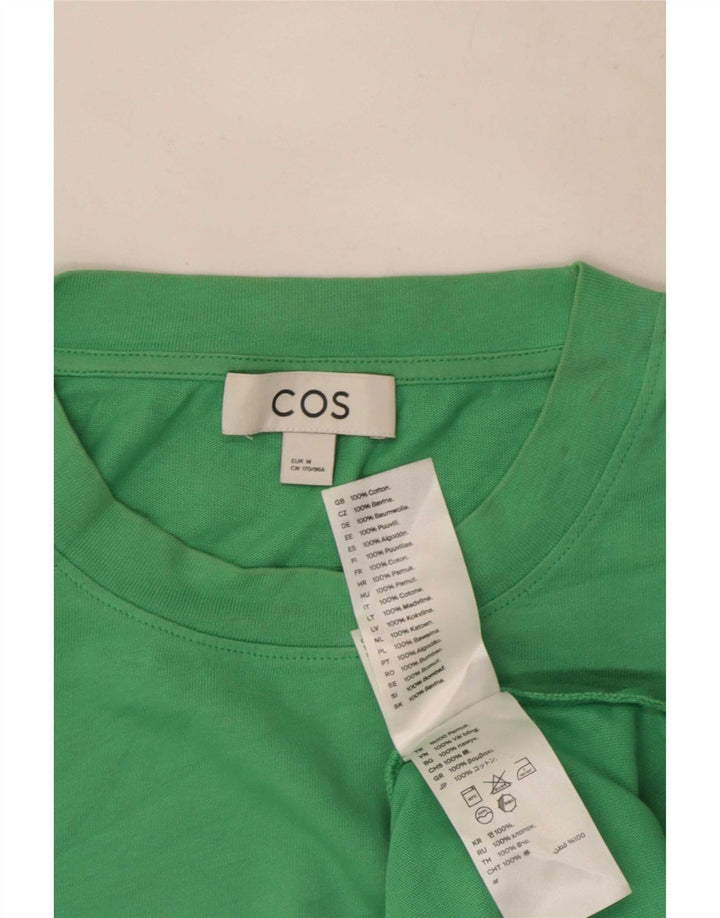 Cos Top Mujer Manga Larga UK 14 Algodón Verde Medio