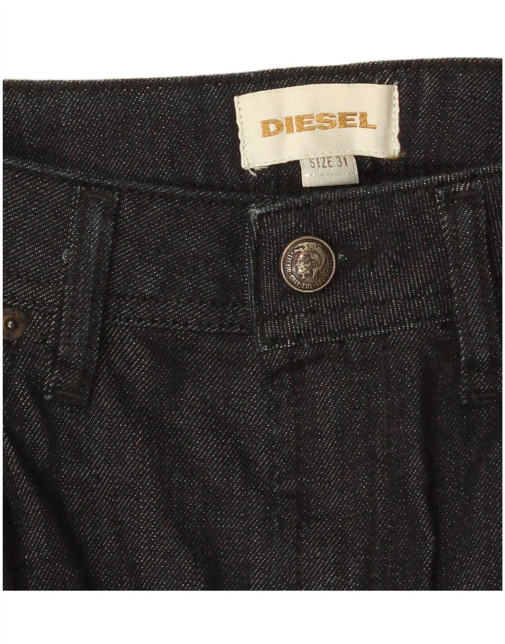 Diesel Mujer Falda Vaquera W31 Grande Algodón Negro
