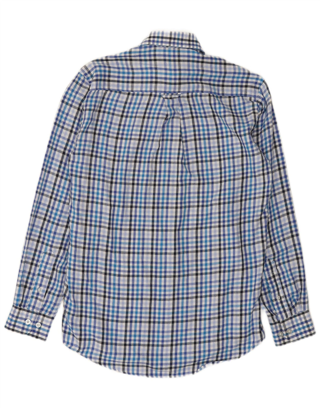 Camisa de franela para hombre James Pringle Poliéster a cuadros azules pequeños