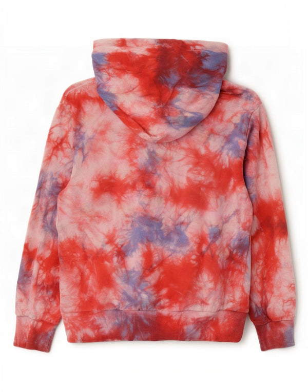 Diesel Sudadera con capucha estampada para niña 11-12 años Algodón teñido anudado multicolor
