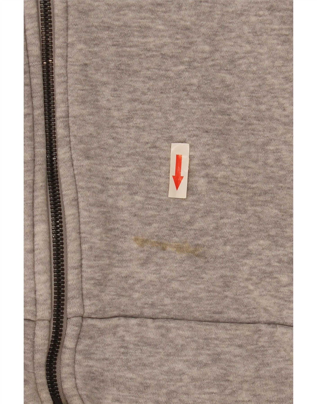Adidas Hombre 3D Arc Zip Sudadera con capucha Suéter Gris Medio Algodón