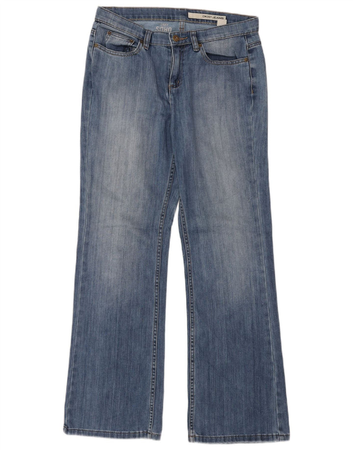 Vaqueros Dkny Mujer Soho Acampanados W32 L32 Algodón Azul