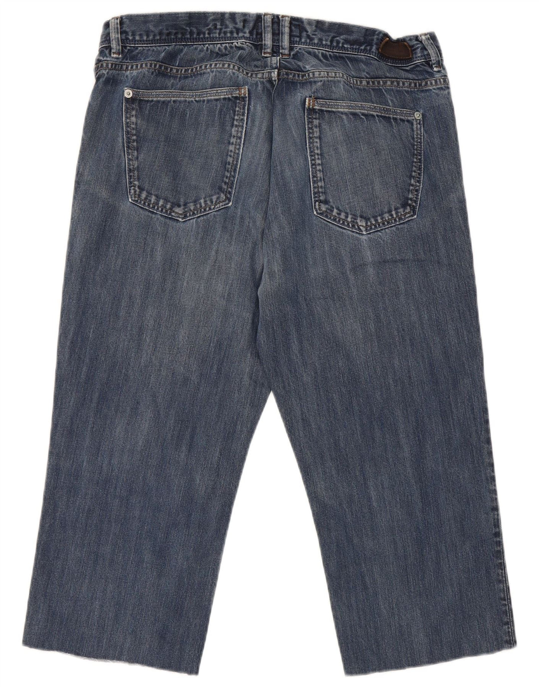 Massimo Dutti Jeans Capri Hombre EU 42 Large W32 L20 Algodón Azul
