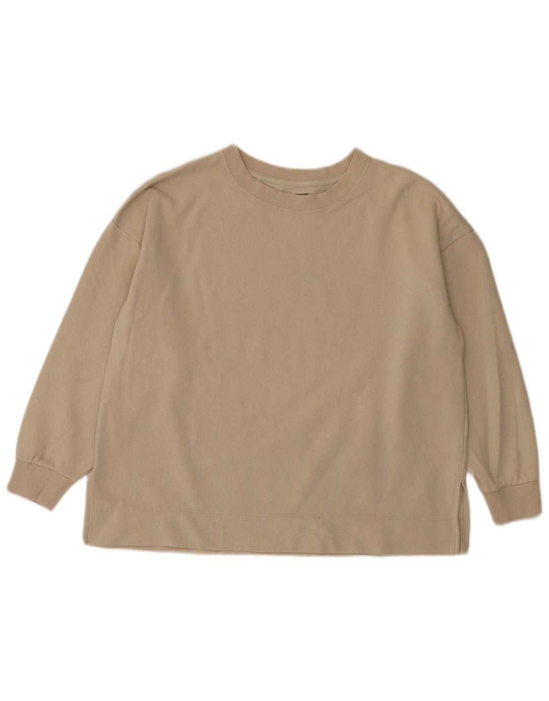 Gap - Sudadera extragrande para mujer, talla 10, algodón beige