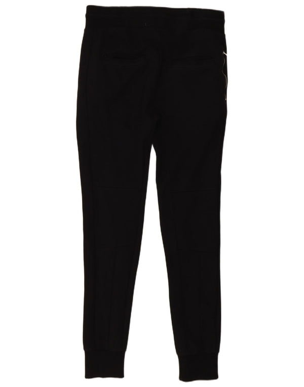 Zara Pantalón Chándal Hombre Joggers Medium Negro Algodón