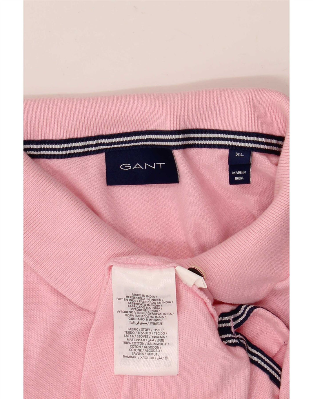 Gant Polo Hombre XL Algodón Rosa
