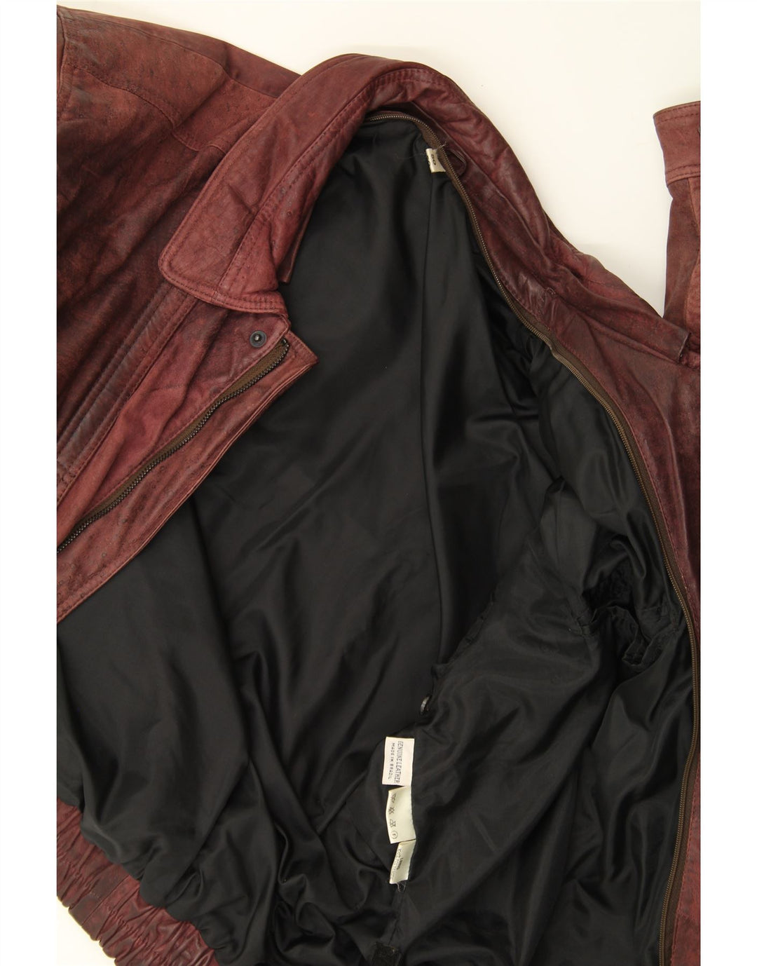 VINTAGE Chaqueta de cuero para hombre IT 50 Cuero marrón grande