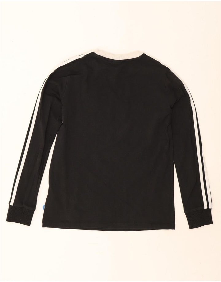 Adidas Camiseta de manga larga para mujer UK 12 Medium Black Cotton