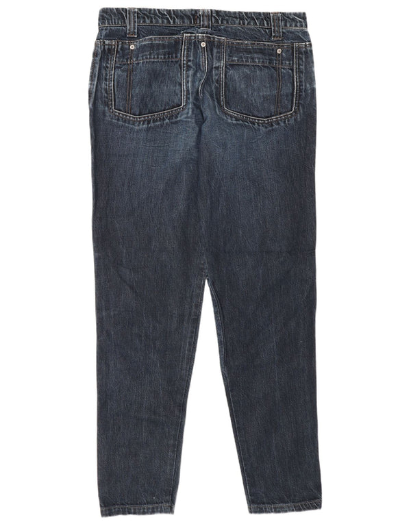 Dolce & Gabbana Vaqueros ajustados para mujer IT 48 XL W34 L32 Algodón azul marino