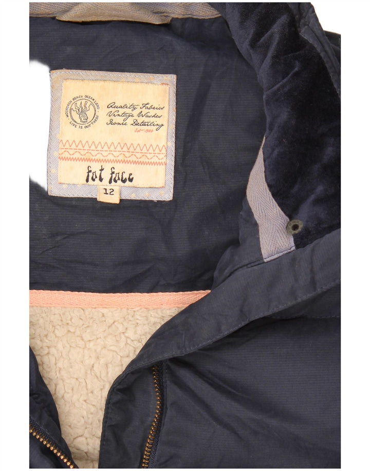 Chaleco acolchado Sherpa para mujer de Fat Face UK 40 Mediano Azul marino Poliéster