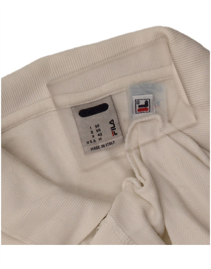 Polo Fila Hombre IT 50 Algodón Blanco Mediano