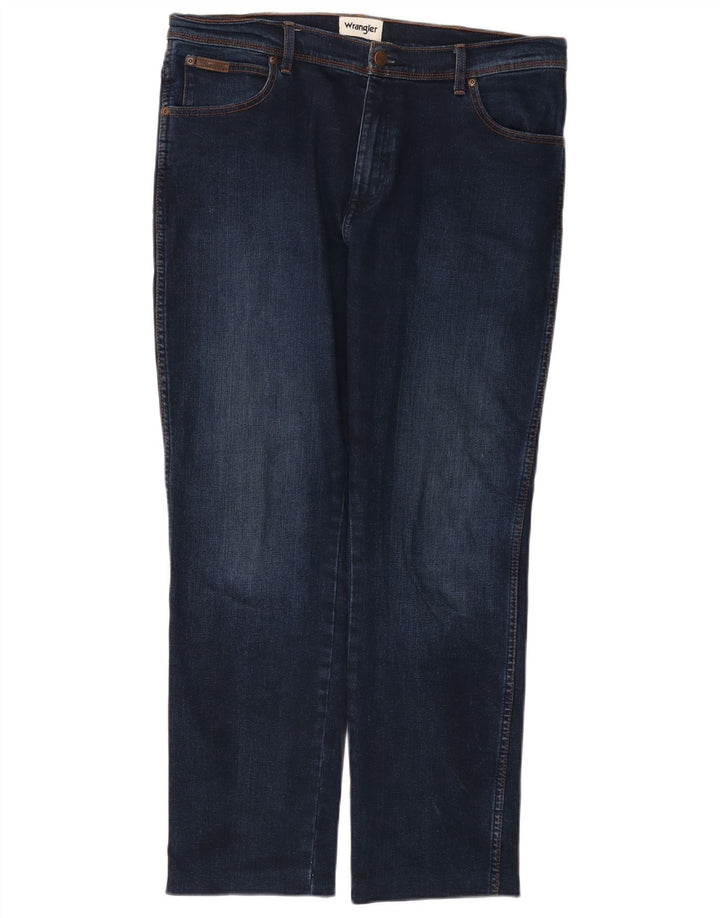 Wrangler Vaqueros ajustados Texas para hombre W36 L29 Algodón azul marino