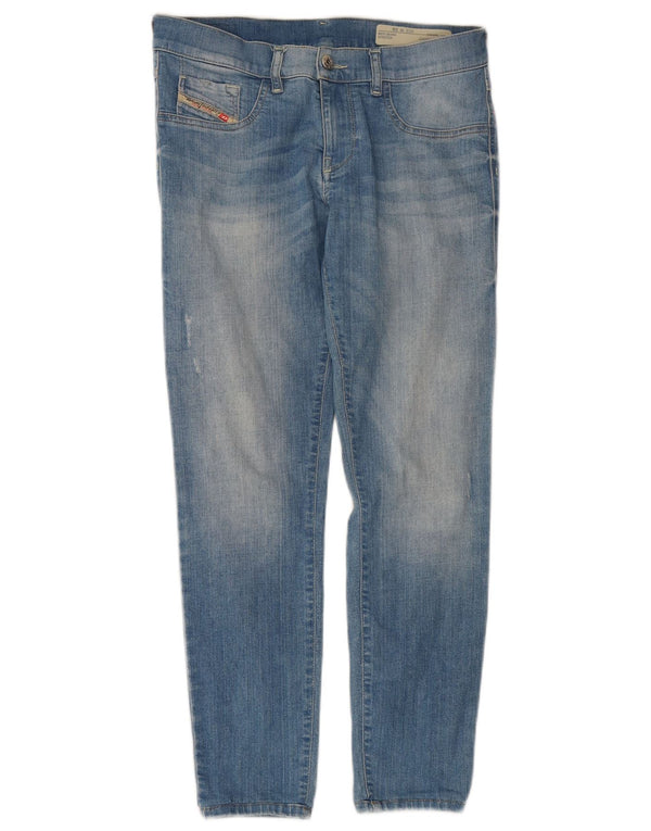 Diesel Mujer Livier-Ankle Jeans Jegging Super Slim De Cintura Baja W28 L27 Azul