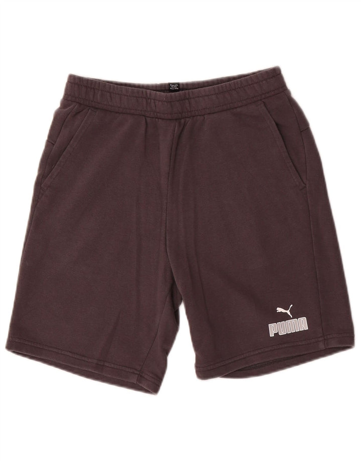 Puma Pantalones cortos deportivos para niño 13-14 años Gris Algodón