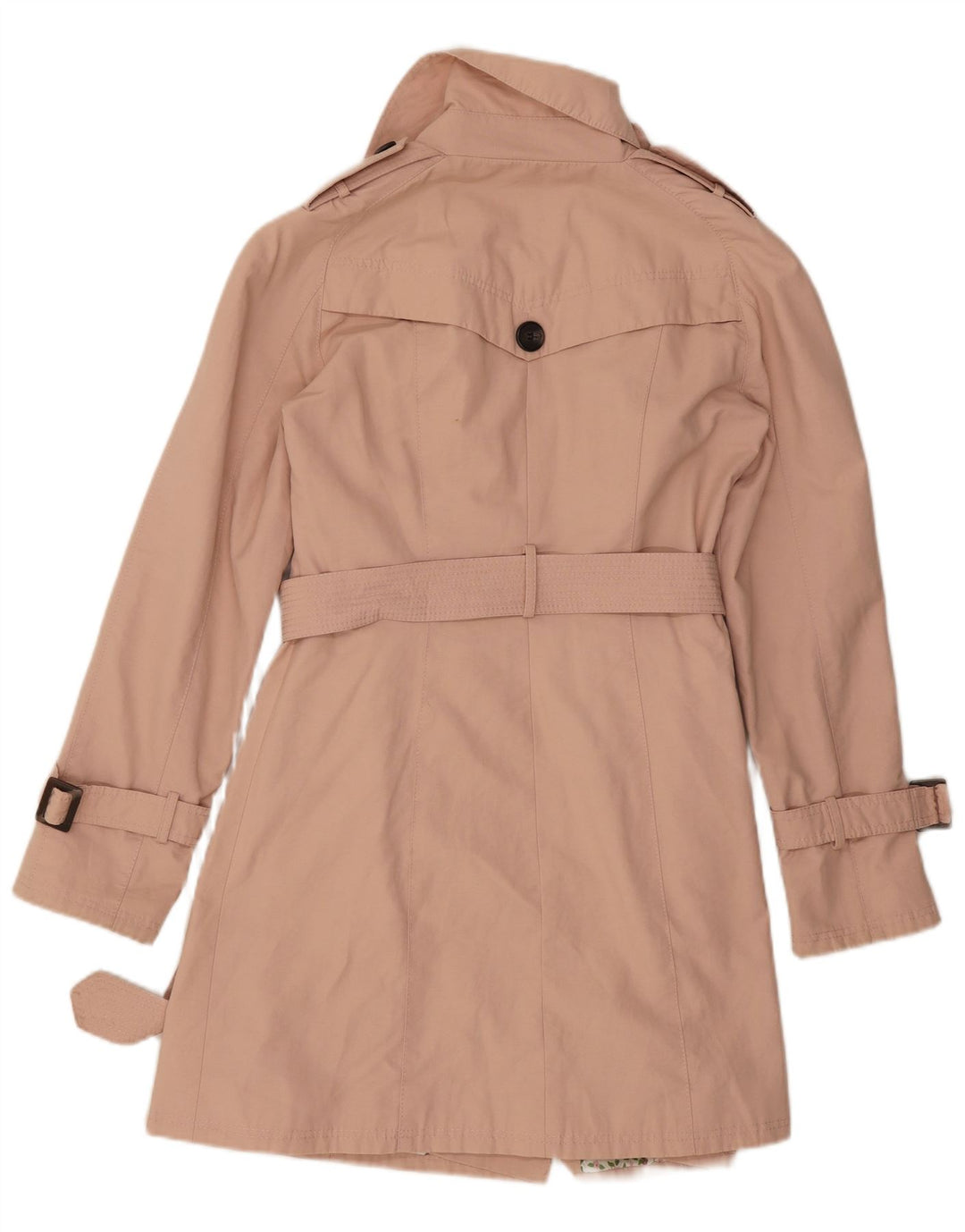 Marks & Spencer Gabardina para mujer Reino Unido 10 Pequeño Algodón rosa