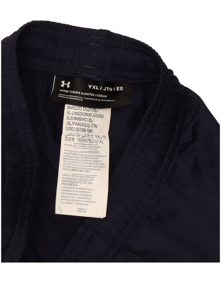 Under Armour Pantalón Chándal Niño 13-14 Años XL Azul Marino Poliéster