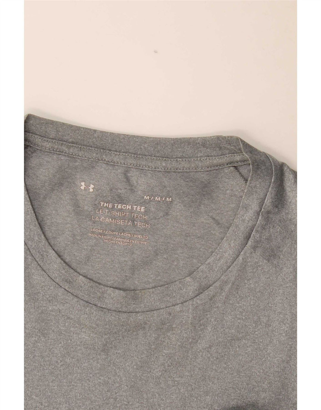 Camiseta Under Armour Hombre Top Gris Medio