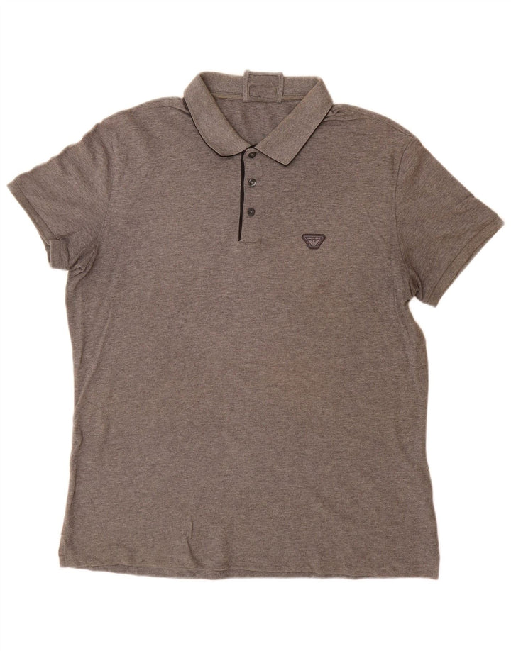 Armani Jeans Polo Hombre 3XL Algodón Gris