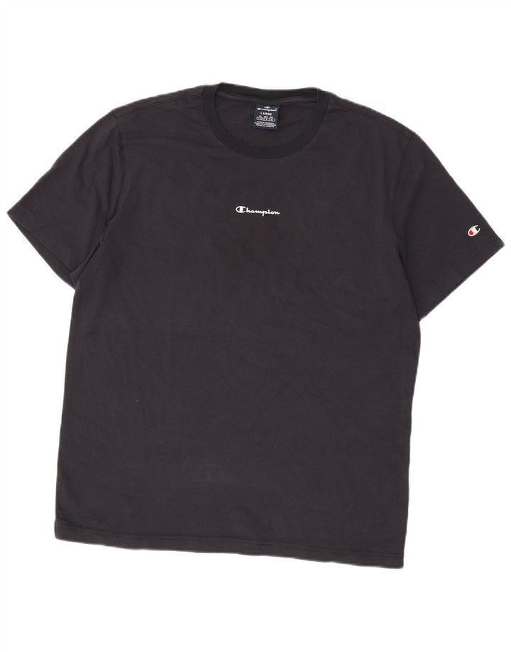 CHAMPION Camiseta para hombre Top Large Azul marino