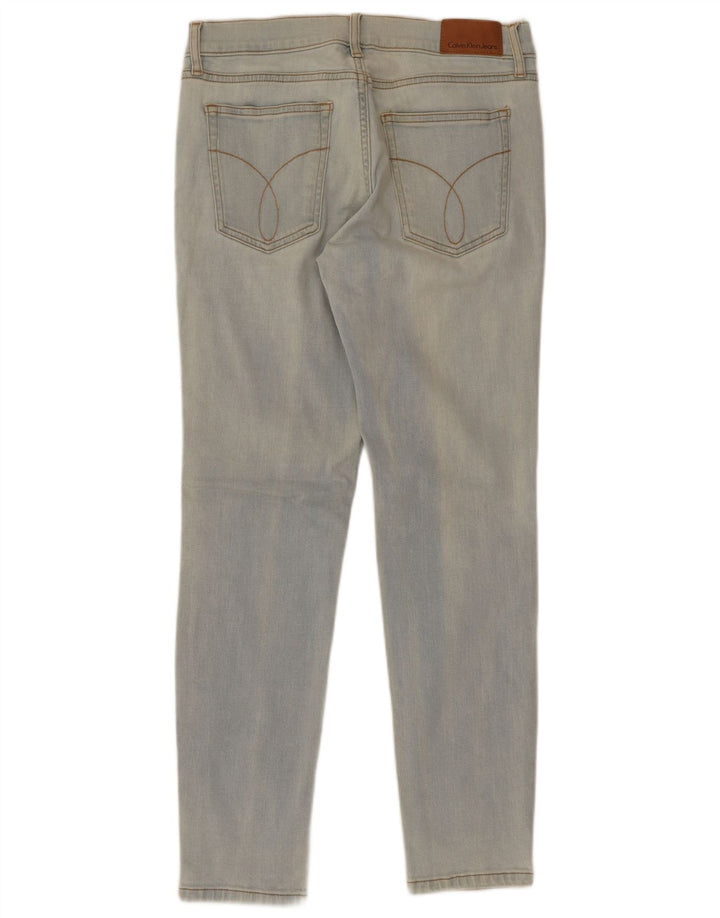 Vaqueros ajustados Calvin Klein para mujer W27 L26 azul