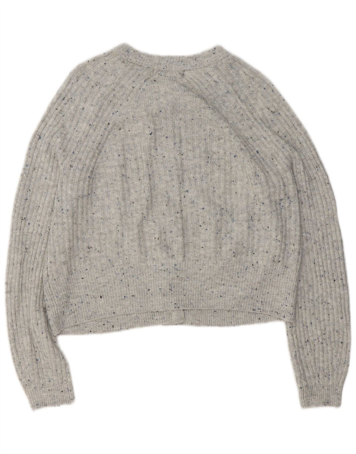 Marks & Spencer Suéter tipo cárdigan para mujer Reino Unido 44 Acrílico moteado gris medio