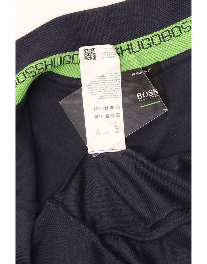 Hugo Boss Chaqueta superior de chándal de ajuste regular para mujer UK 46 Grande Azul marino