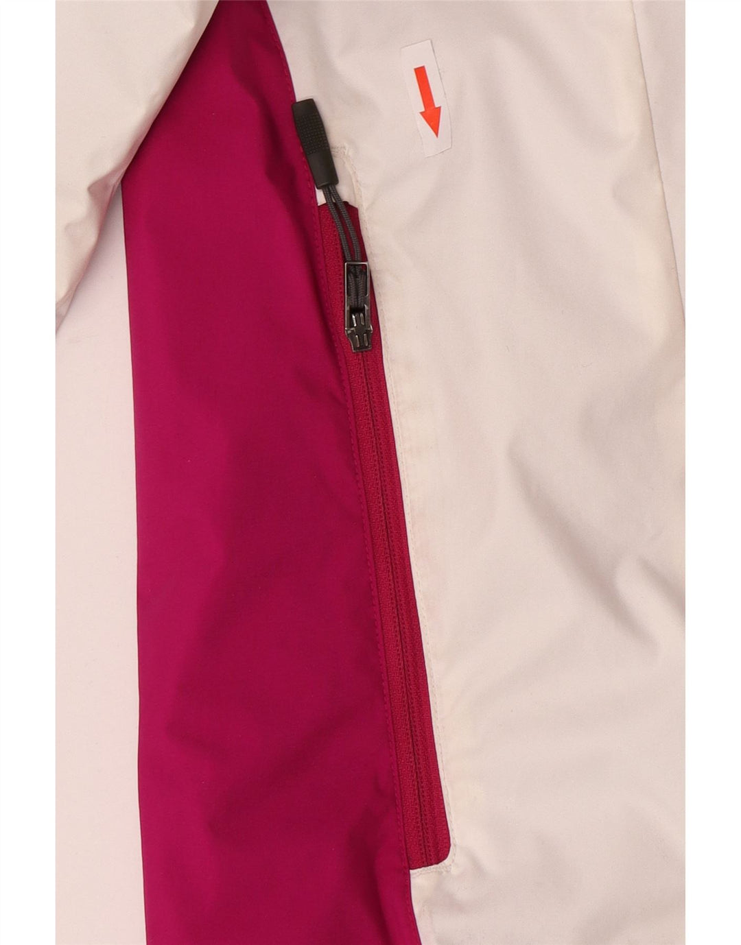 Columbia Chaqueta impermeable Interchange para mujer, nailon con bloques de color rosa, talla 40, talla grande