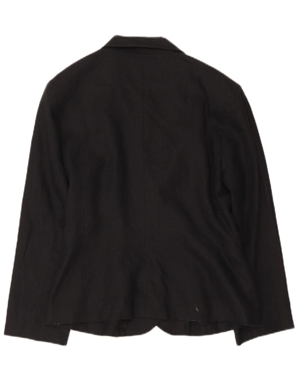 Inwear Chaqueta tipo blazer de 2 botones para mujer UK 44 Grande Acetato negro