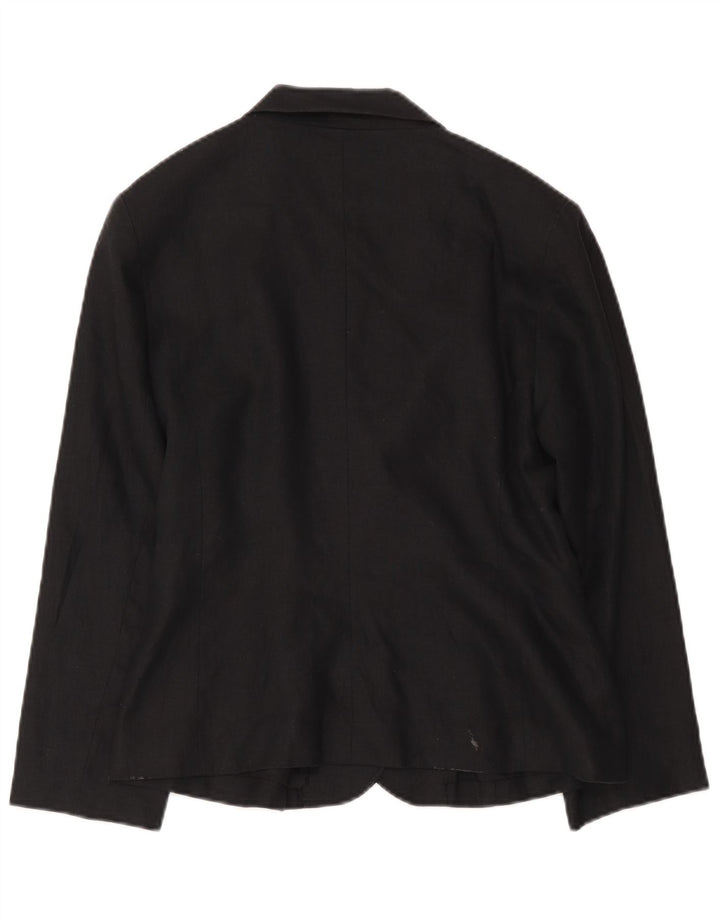 Inwear Chaqueta tipo blazer de 2 botones para mujer UK 44 Grande Acetato negro