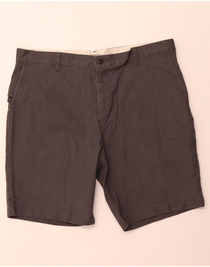 DOCKERS Pantalones cortos cargo para hombre W38 XL Algodón gris