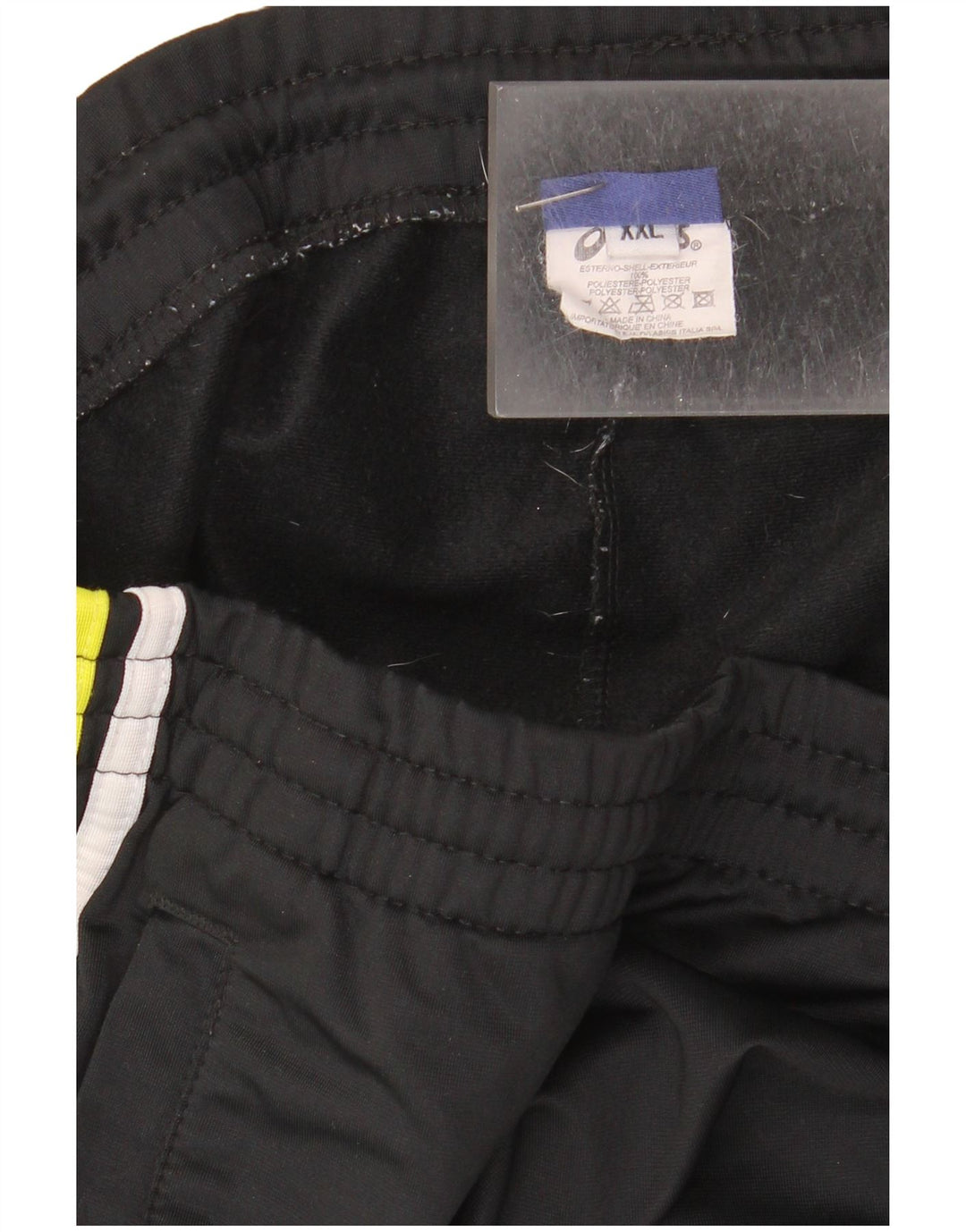 Pantalón de chándal Asics Hombre 2XL Negro Poliéster